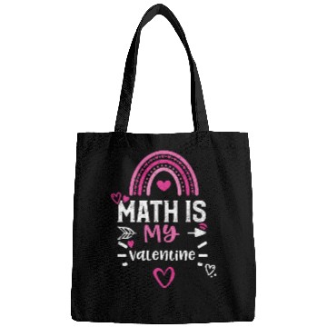 Discover Math Is My Valentine Bags