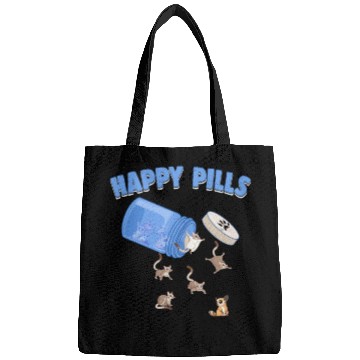 Discover Happy Pills Sugar Bears Funny Sugar Gliders Lover Bags