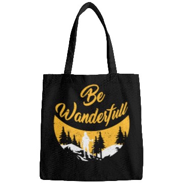 Discover Wanderlust Be Wanderfull Mountain Fan Hiking Bags
