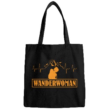 Discover Wanderwoman Mountaineer Wanderlust Hiker Bags