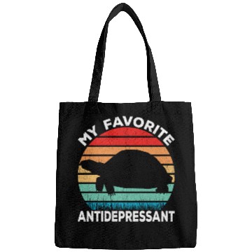 Discover Turtle Antidepressant - Turtle Lover Funny Bags