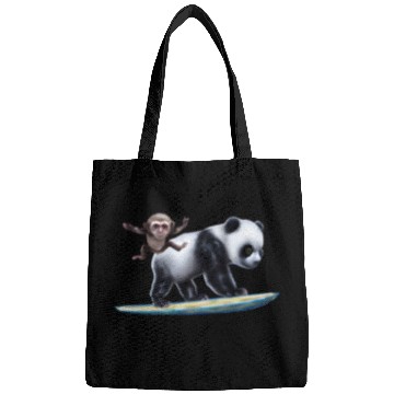 Discover Surfing panda and monkey Bags