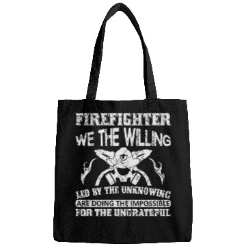 Discover Firefighter Doing The Impossible Bags