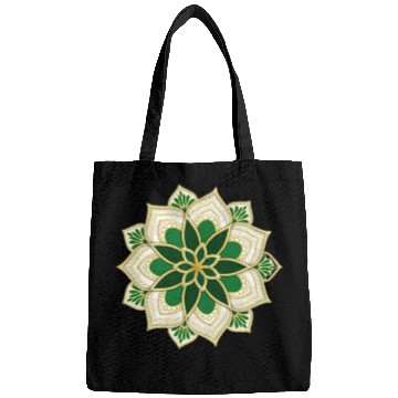 Discover green mandala for islamic holidays Bags