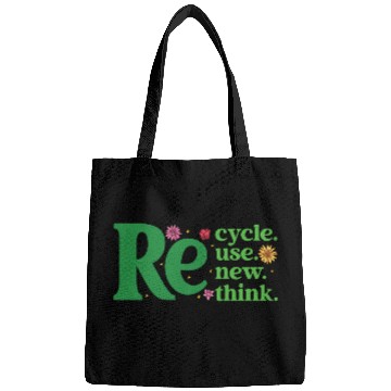 Discover Recycle Reuse Renew Rethink - Earth Day Bags