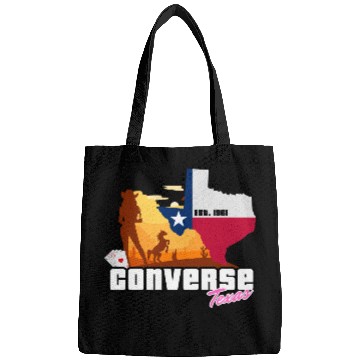 Discover Converse Texas EST 1961 Comic Bags Design