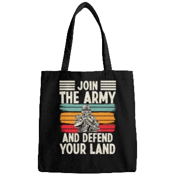 Discover Soldier join army defend your land military Bags