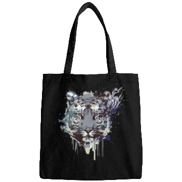 Discover Tiger head artwork design Bags
