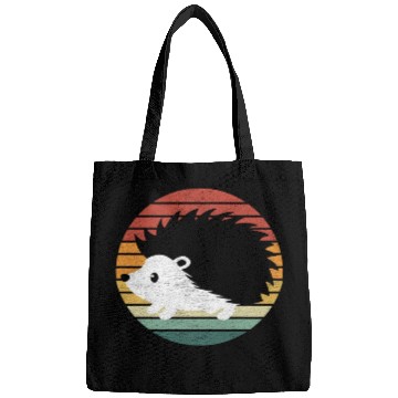 Discover Hedgehog Lover - Vintage Sunset Hedgehog Bags