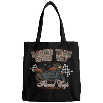 Discover MOTORCYCLE, RACING TEAM SPEED WAY Bags