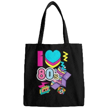 Discover I Love 80s funny 80s women style Bags