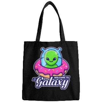 Discover Welcome to the new galaxy with donut UFO. Bags