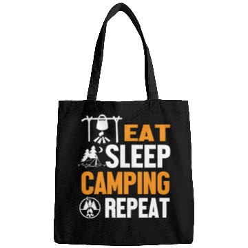 Discover Eat Sleep Camping Weekend Repeat Bags