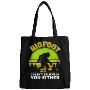 Discover Bigfoot Mountain fan Hiker funny Nature boy Bags