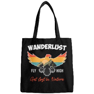 Discover Wanderlust Mountaineer Hiking Mountain love Bags