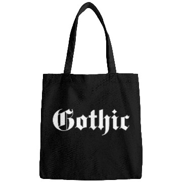 Discover Gothic typography design Bags