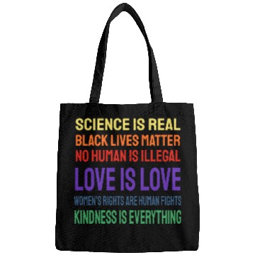 Discover Science Is Real Black Lives Matter Bags