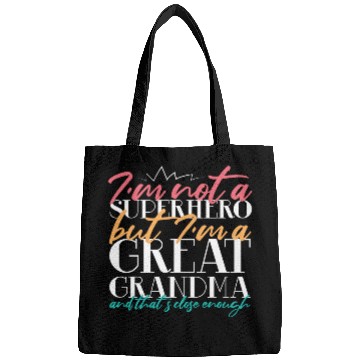 Discover Superhero Great Grandma Bags