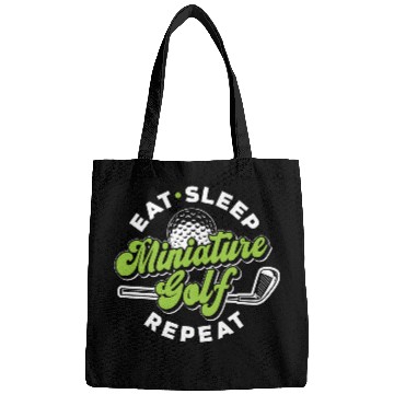 Discover Eat Sleep Miniature Golf Repeat Miniature Golfing Bags
