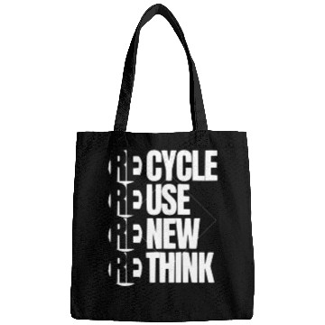 Discover Recycle Reuse Renew Rethink For Earth Day Bags