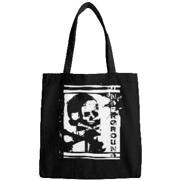 Discover UNDERGROUND skull PUNK design Bags