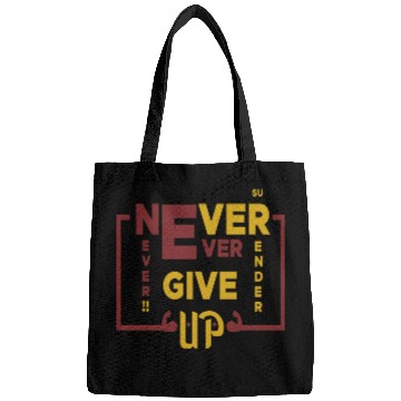 Discover Never Give Up Bags