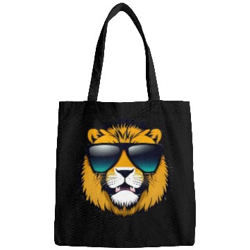 Discover Lion With Black Sunglasses Bags