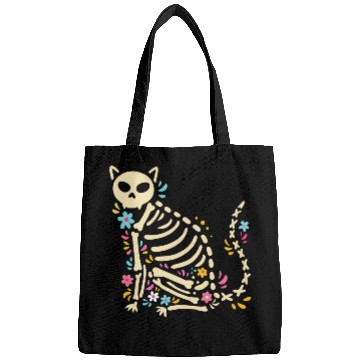 Discover Halloween Cat Skeleton Bags