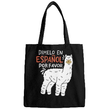 Discover Spanish Teacher Llama Bags