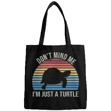Discover don't mind me I'm just a turtle Bags