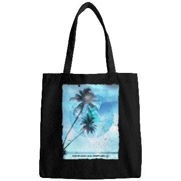 Discover Artistic Dominican Republic Palm Tree Vacation Bags