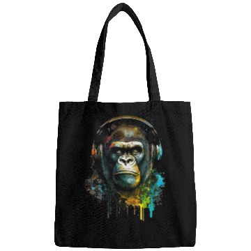 Discover Gorilla headphone music Bags