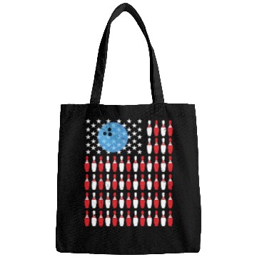 Discover US Flag Bowling Pin Bags