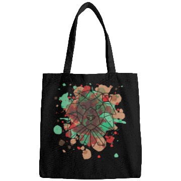 Discover geometric lion Bags