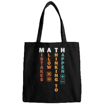 Discover Math Teacher Math Symbols Student Equation Bags