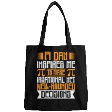 Discover Mathematician Irrational Math Decisions Pi Day Bags