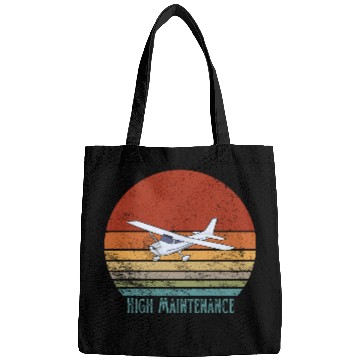 Discover Retro Small Aircraft - High Maintenance Bags