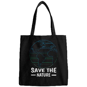 Discover Minimalist Save Nature Oceans Day Earth Day Bags