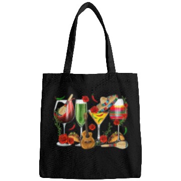 Discover Mexico Wine Tequila Cinco De Mayo Mexican Fiesta Bags