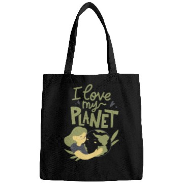 Discover Earth Day I Love My Planet Pro Environment Nature Bags