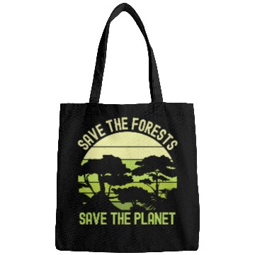 Discover Earth Day Save The Forests Save The Planet Nature Bags