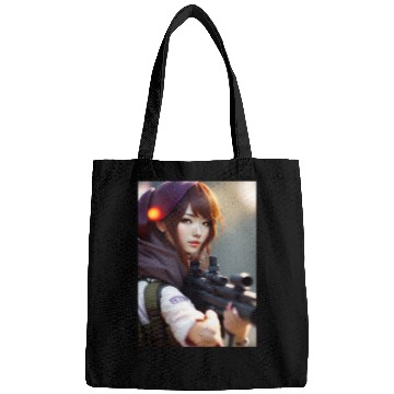 Discover A beautiful girl with a gun Bags