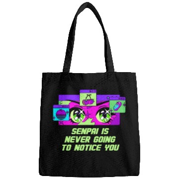 Discover Senpai Is Never Going to Notice You Anime Funny Ma Bags