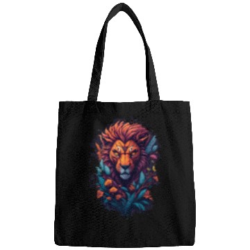 Discover Abstract lion Bags