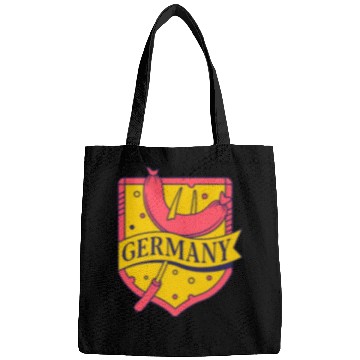 Discover unique funny Germany Flag , German sausages Bags
