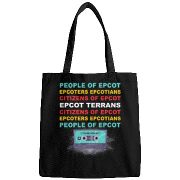 Discover People Of Epcot Epcoters Epcotians Citizens Bags