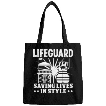 Discover Lifeguard saving lives in style pool guard Bags