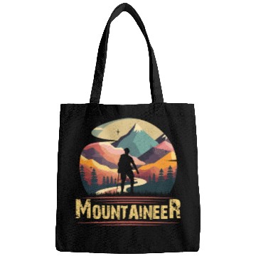 Discover Mountaineer Mountains climbing Hiker Wanderlust Bags