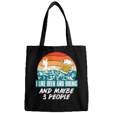 Discover I like Beer and Hiking Mountain lover Wanderlust Bags