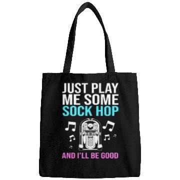 Discover Sock Hop Music Quote 50s Rockabilly Sock Hop Bags